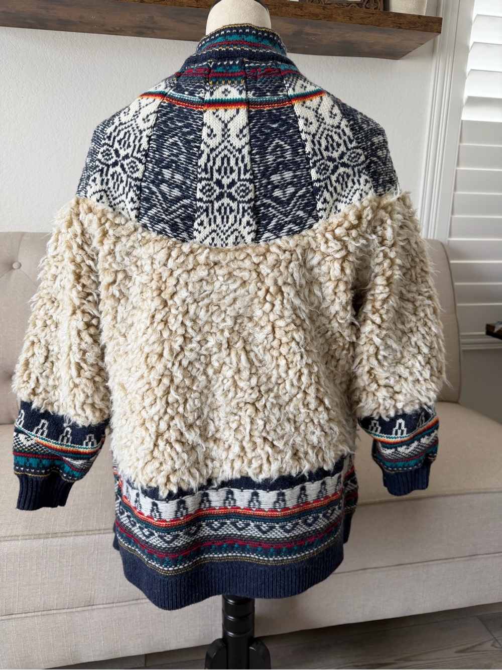Anthropologie Pilcro Longline Sherpa Bomber Jacket - Picture 10 of 10